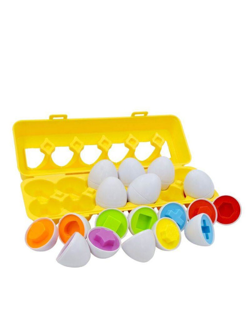 Найди половинку «Яйца в лотке» 12 предметов