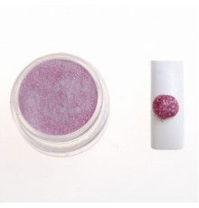 Цветная акриловая пудра № 1.5 розовый с глитером