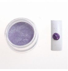 Цветная акриловая пудра № 1.6 сиреневый с глитером
