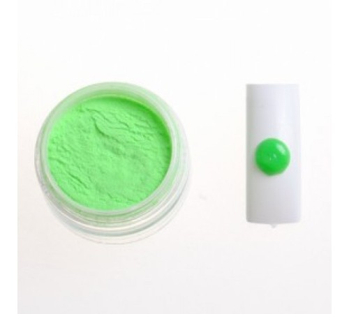 Цветная акриловая пудра № 2.3 салатовый неон