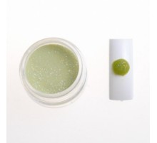 Цветная акриловая пудра № 3.5 желтый с глитером