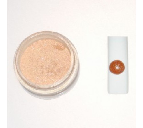 Цветная акриловая пудра № 3.6 кофе с молоком с глитером