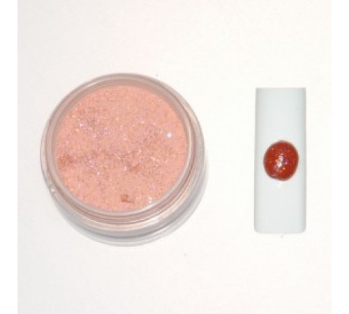 Цветная акриловая пудра № 3.9 какао с глитером