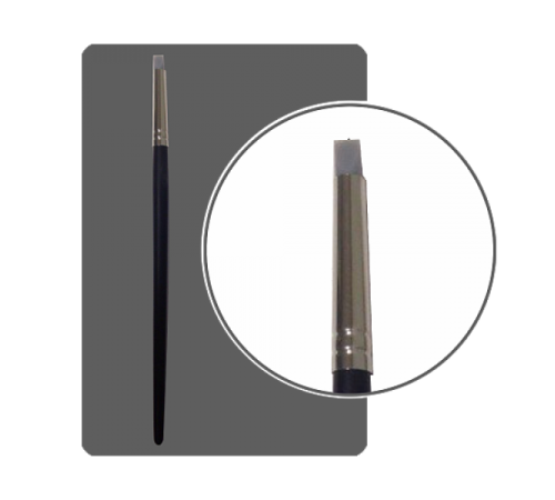 Кисть силиконовая плоская 6 мм 