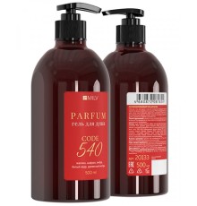 Парфюмированный гель для душа. CODE 540. 500 мл Milv