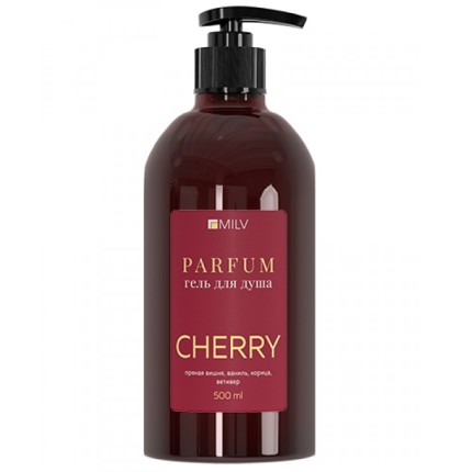 Парфюмированный гель для душа. CHERRY. 500 мл Milv