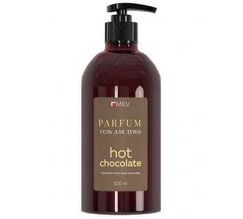 Парфюмированный гель для душа. HOT CHOCOLATE. 500 мл Milv