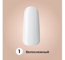ZET COLOR Гель-лак БЕЛОСНЕЖНЫЙ коллекция ФРЕНЧ 8мл
