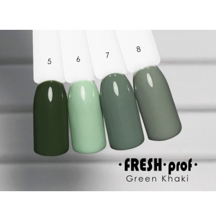 Гель-лак Fresh Prof Green Khaki G7