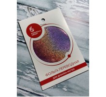 Фольга переводная розовая Метель арт.8902