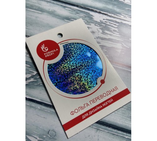 Фольга переводная голубая пиксели арт. 8903