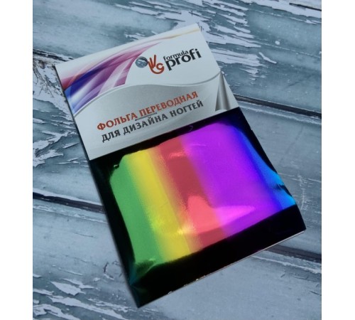 Фольга переводная радужный глянец арт.8904
