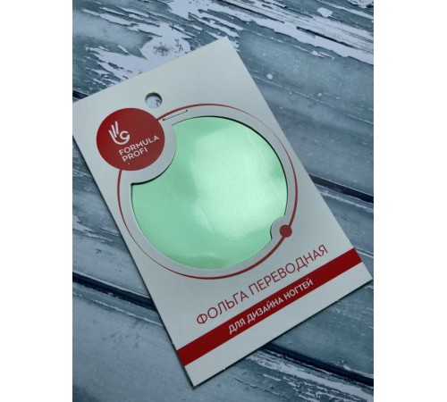 арт.8913 Фольга переводная мята. 6 х12 см