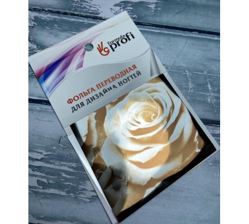 Фольга переводная «Розы» коричневая арт.8924