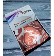 Фольга переводная «Розы» красная арт.8925