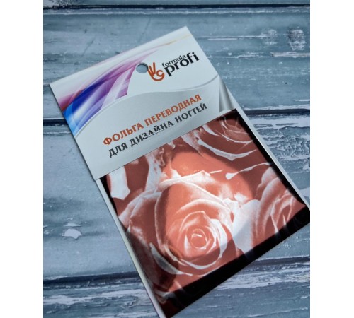 Фольга переводная «Розы» красная арт.8925