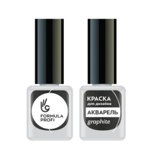 КРАСКА ДЛЯ ДИЗАЙНА АКВАРЕЛЬ, ЦВ. GRAPHITE, 5 МЛ