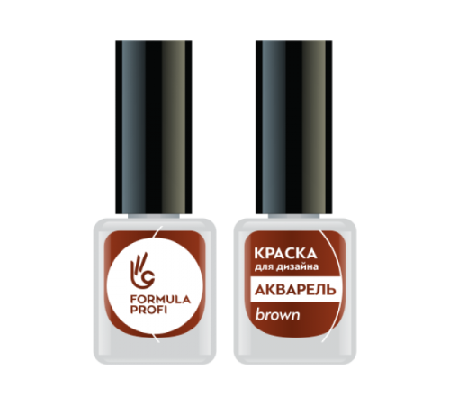 КРАСКА ДЛЯ ДИЗАЙНА АКВАРЕЛЬ, ЦВ. BROWN, 5 МЛ