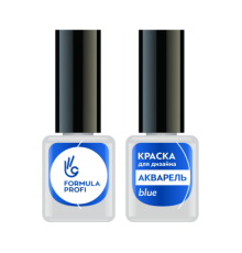 КРАСКА ДЛЯ ДИЗАЙНА АКВАРЕЛЬ, ЦВ. BLUE, 5 МЛ