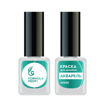 КРАСКА ДЛЯ ДИЗАЙНА АКВАРЕЛЬ, ЦВ. MINT, 5 МЛ
