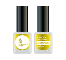 КРАСКА ДЛЯ ДИЗАЙНА АКВАРЕЛЬ, ЦВ. YELLOW, 5 МЛ