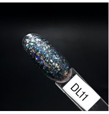 ZET COLOR Гель-лак Голография DL 11 небесный 8мл