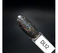 ZET COLOR Гель-лак Голография DL 12 коричневый 8мл