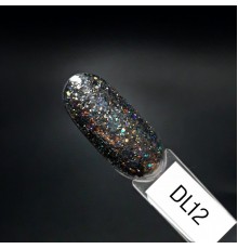 ZET COLOR Гель-лак Голография DL 12 коричневый 8мл