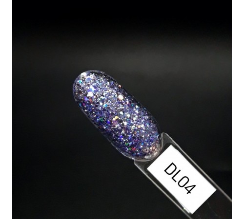 ZET COLOR Гель-лак Голография DL 04 аквамарин 8мл