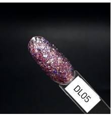 ZET COLOR Гель-лак Голография DL 05 розовый 8мл