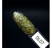 ZET COLOR Гель-лак Голография DL 07 травяной 8мл