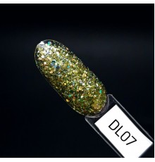 ZET COLOR Гель-лак Голография DL 07 травяной 8мл