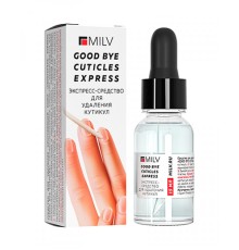 Кератогель щелочной EXPRESS "GOOD BYE CUTICLES". 15 мл Milv