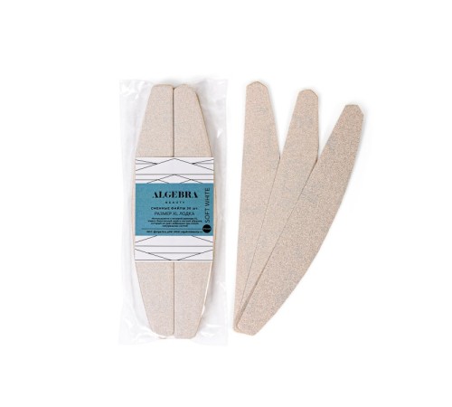 ALGEBRA Сменные абразивные файлы SOFT LINE на тонкой основе размера XL Лодка 180 грит