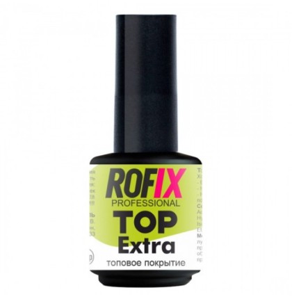 ROFIX Топ для гелей и гель-лаков Top Extra, 15мл