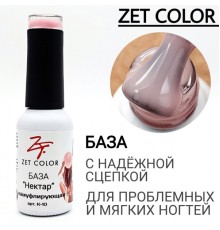 ZET COLOR  Камуфлирующая база  №10 Нектар 15мл