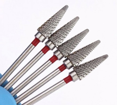 Фреза ЕЛКА твердосплавная  красная КРИСТАЛ