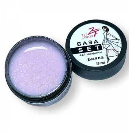 ZET COLOR  База SET 4в1 БЕЛЛА 15мл