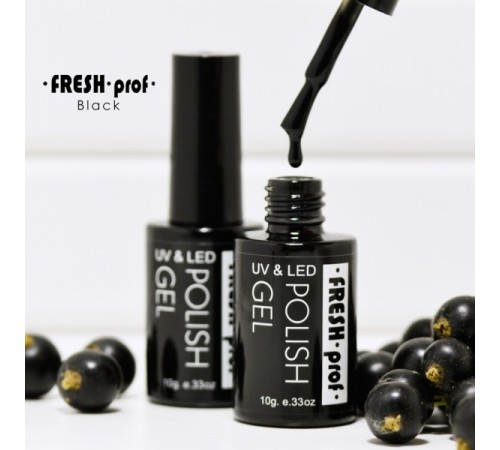 Гель-лак Fresh prof ELITE Black 10 мл