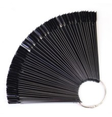 Дисплей черный веерный на кольце 50 шт