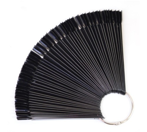 Дисплей розовый веерный на кольце 50 шт