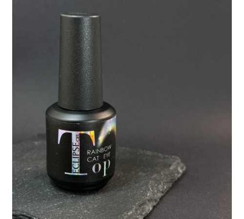 ECLIPSE GEL UV Топ RAINBOW CatEye с голографическим шиммером 15мл