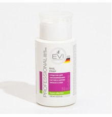 Средство для обезжиривания ногтей и снятия липкого слоя EVI PROFESSIONAL 3 в 1 с помпой-дозатором, 150 мл