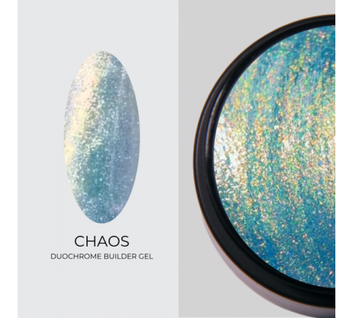 GLOW PRO Гель Builder Duochrome Chaos, 20 мл