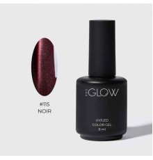 GLOW PRO Гель-лак #115 Noir, 8 мл