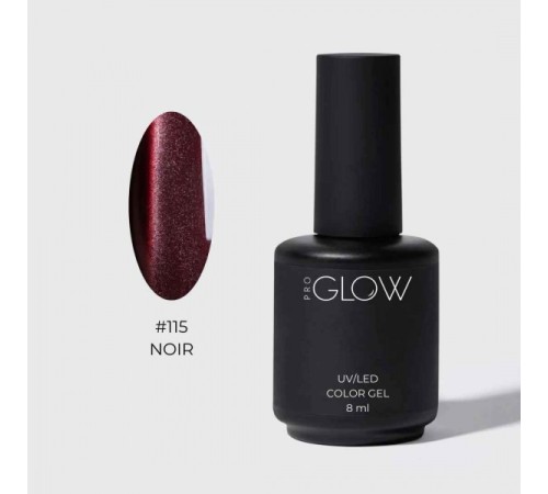 GLOW PRO Гель-лак #115 Noir, 8 мл