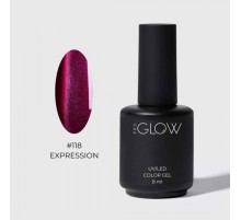 GLOW PRO Гель-лак #118 Expression, 8 мл