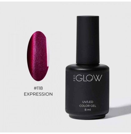 GLOW PRO Гель-лак #118 Expression, 8 мл