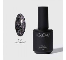 GLOW PRO Гель-лак #125 Midnight, 8 мл