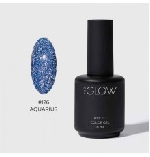 GLOW PRO Гель-лак #126 Aquarius, 8 мл
